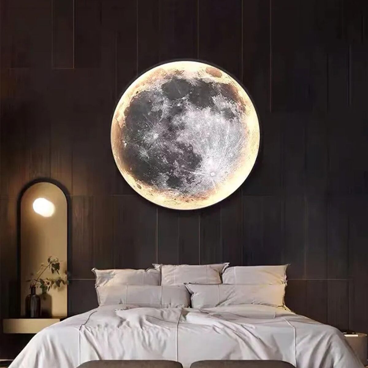 Avis sur l'applique murale lune LED 3D dimmable