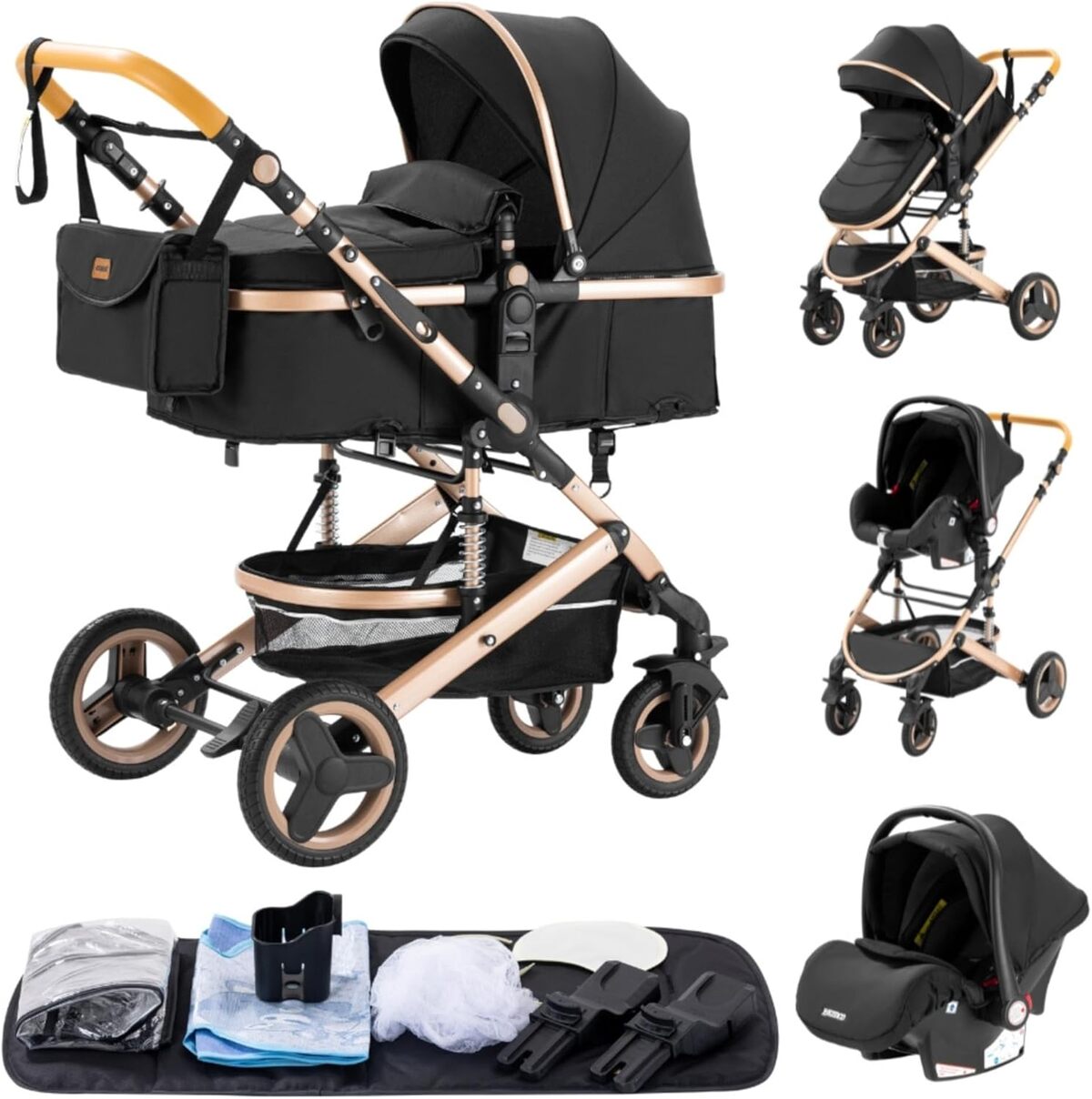 Test de la poussette 3 en 1 YAZOCO : confort et polyvalence pour bébé