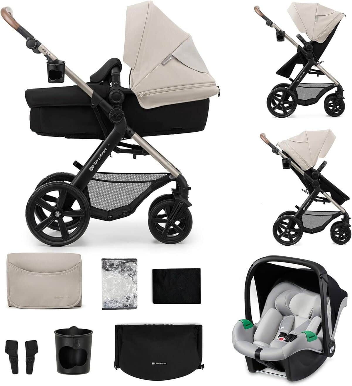 Test de la poussette Kinderkraft MOOV2 : pratique et évolutive