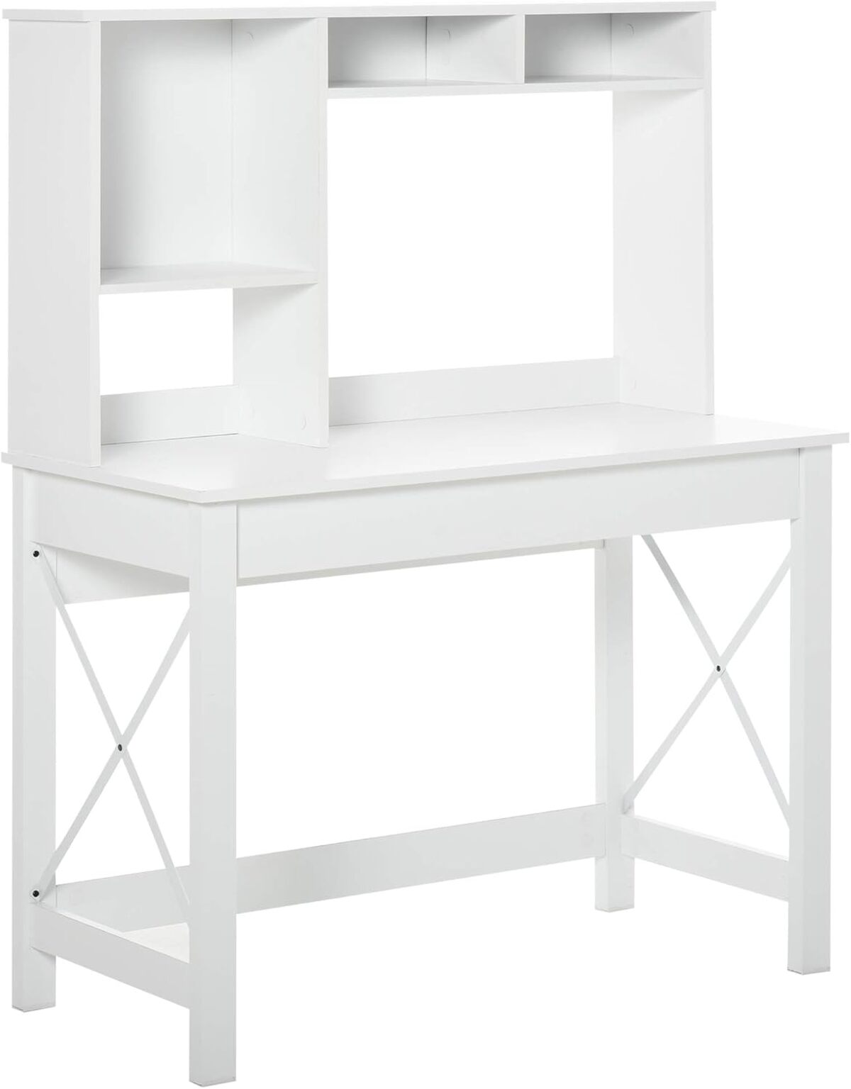 Test du bureau avec rangement HOMCOM : fonctionnalité et style pour petits espaces