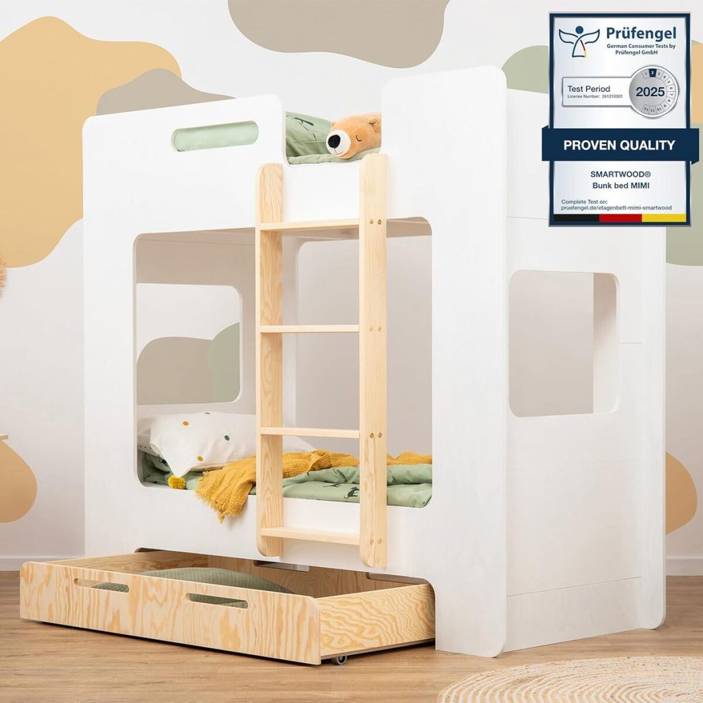 Test du lit superposé SMARTWOOD Mimi DP : confort et sécurité pour enfant