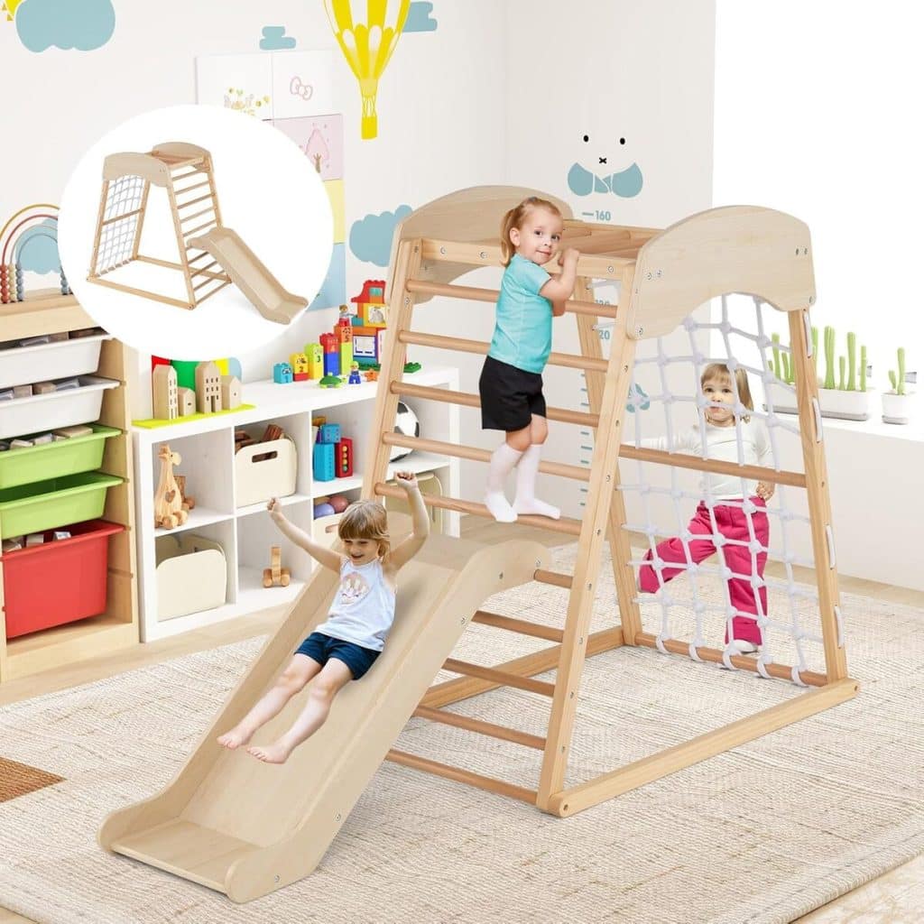 Test : triangle d'escalade Montessori Goplus 4 en 1
