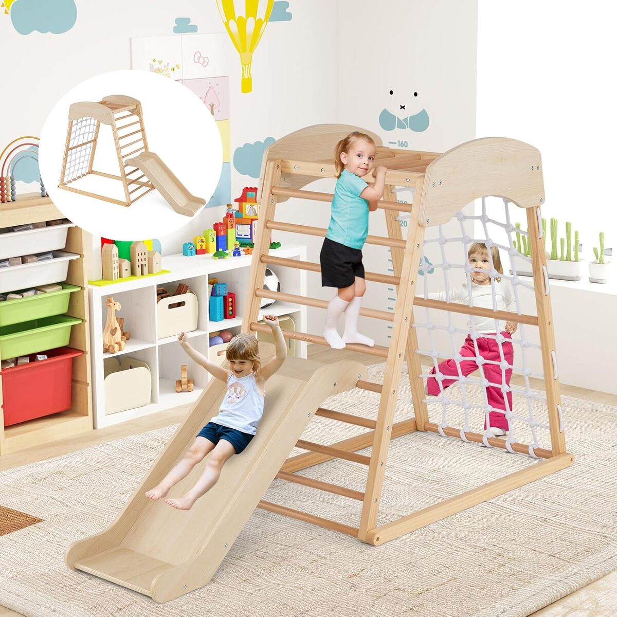 Test : triangle d'escalade Montessori Goplus 4 en 1