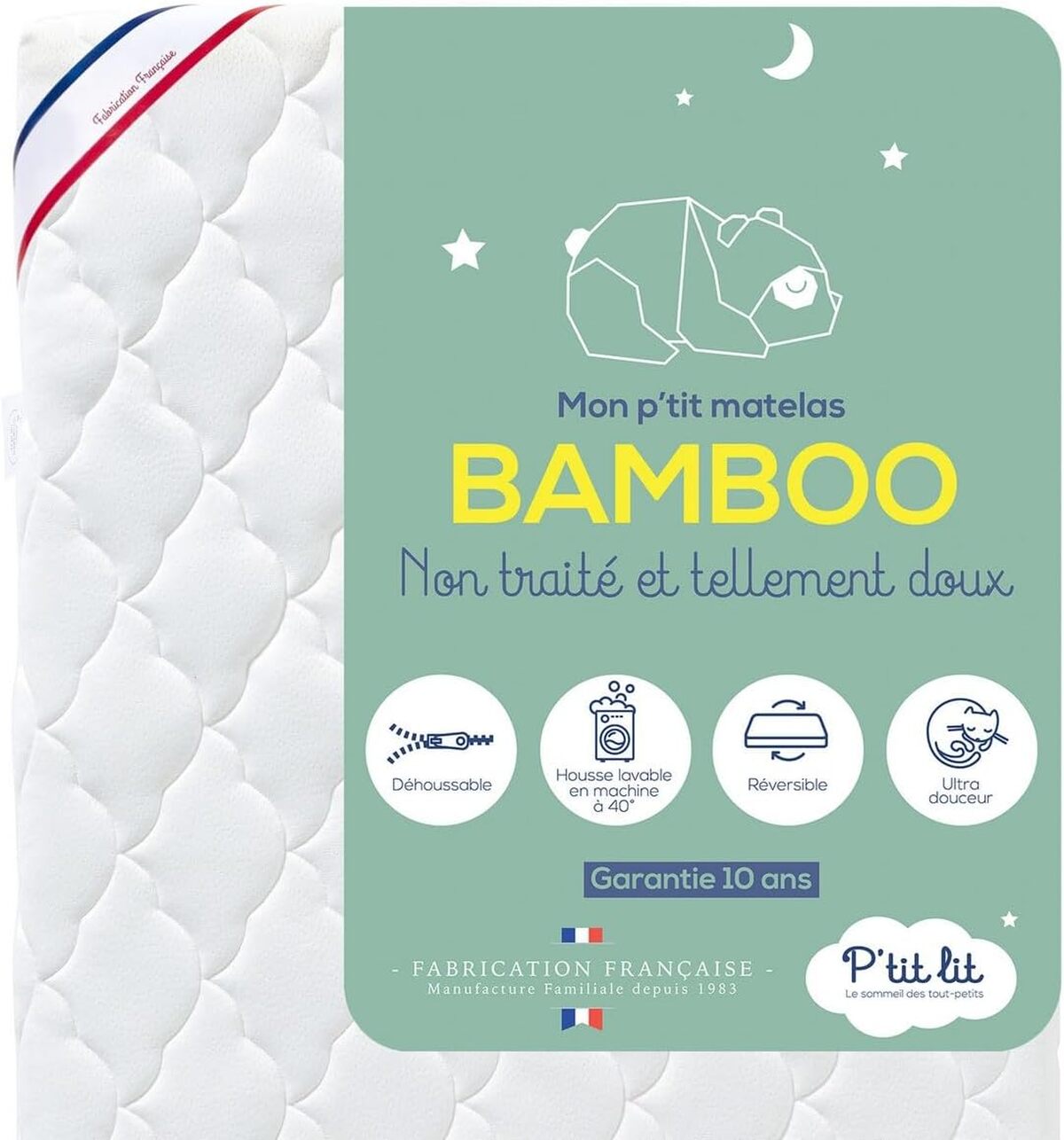 Test du matelas enfant P'tit Lit Bamboo