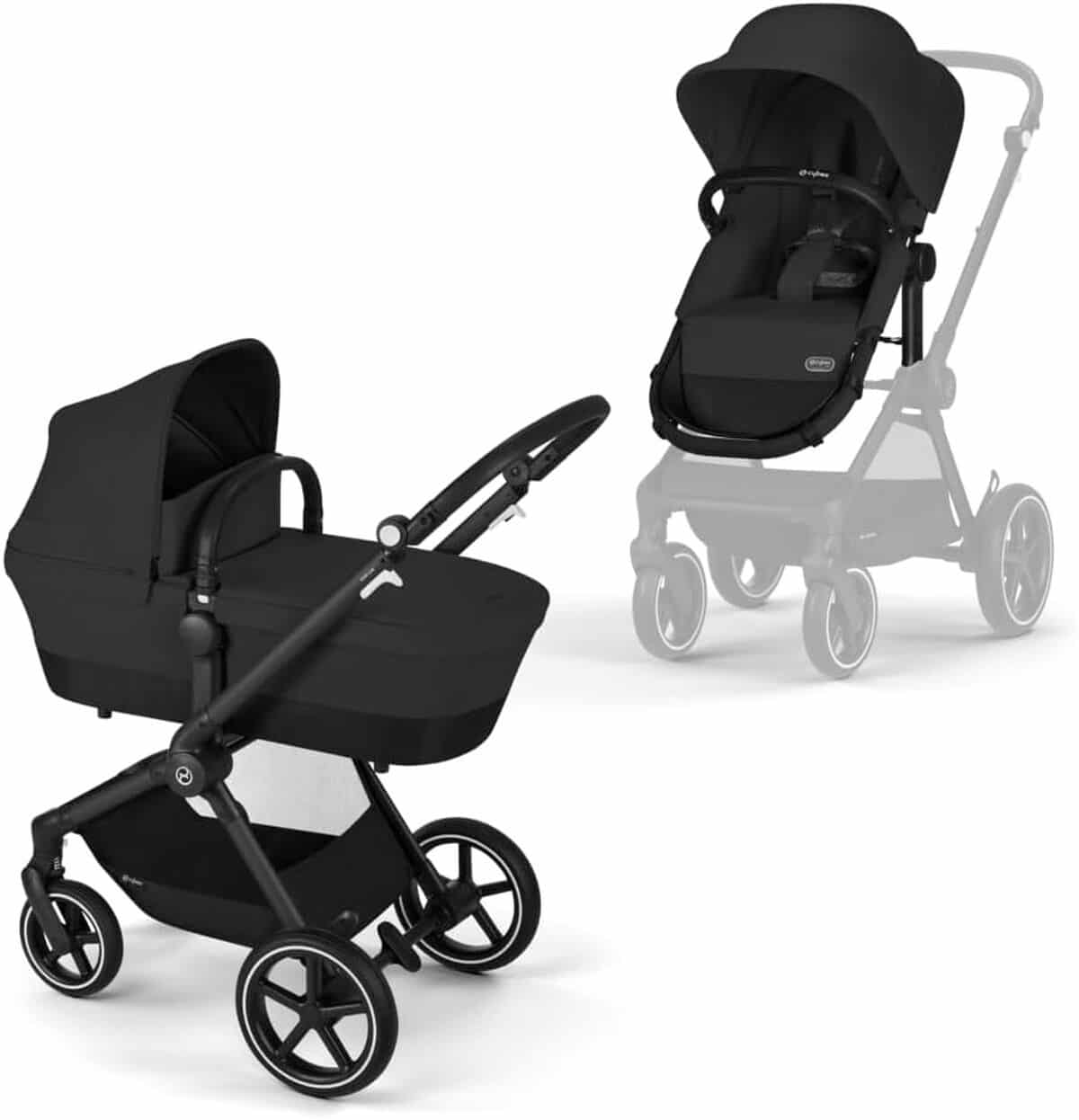 Test : poussette Cybex Gold EOS Lux, de la naissance à 22 kg