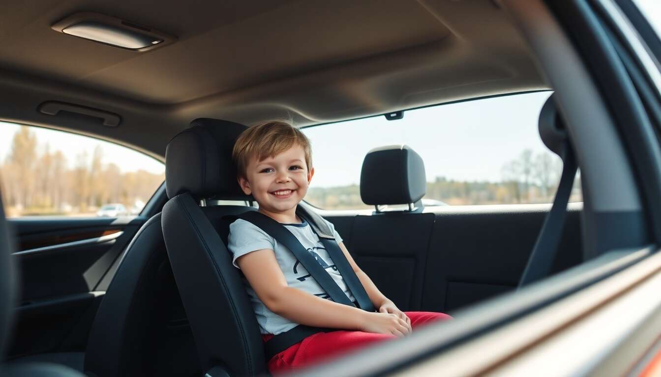 Réglementation sur la taille et le poids des enfants en voiture