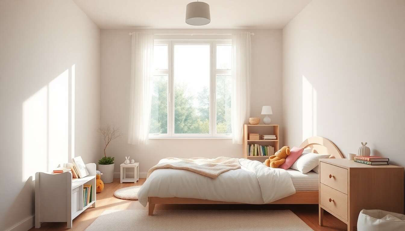 Lumière idéale chambre enfant