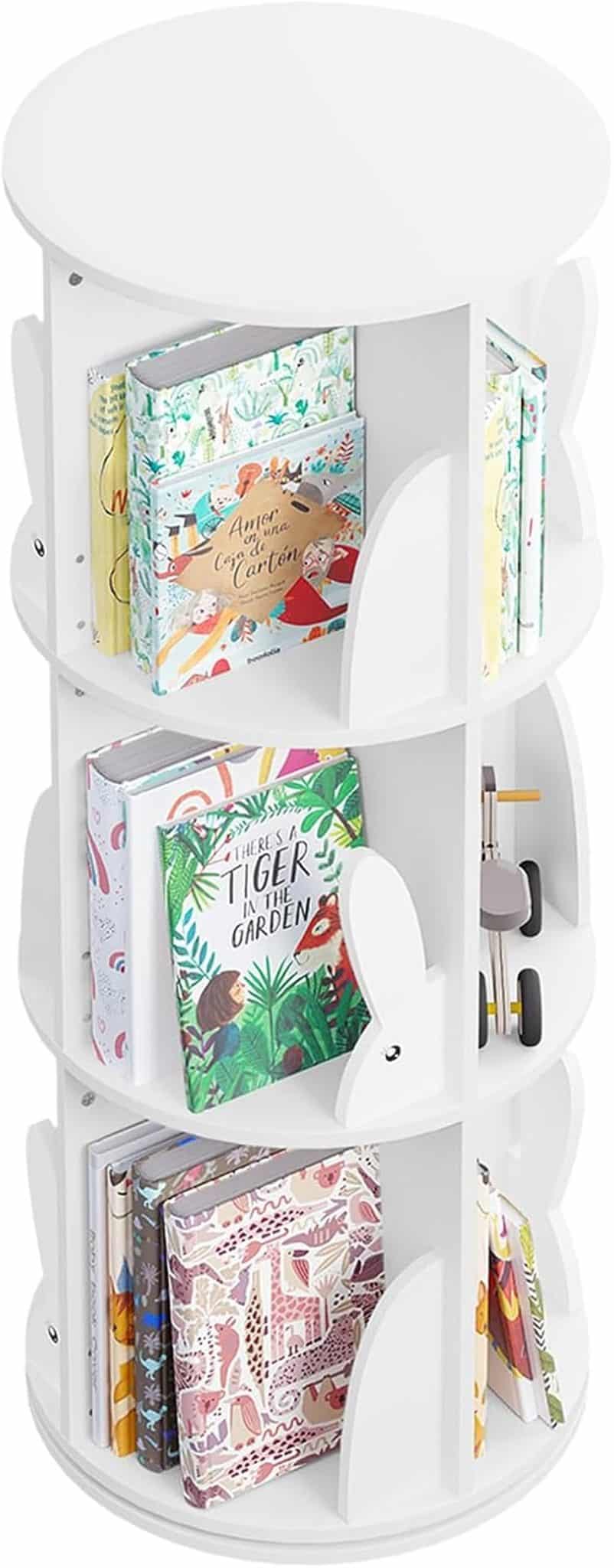 Test de la bibliothèque enfant Woltu KR036ws02 : rangement ludique et pratique