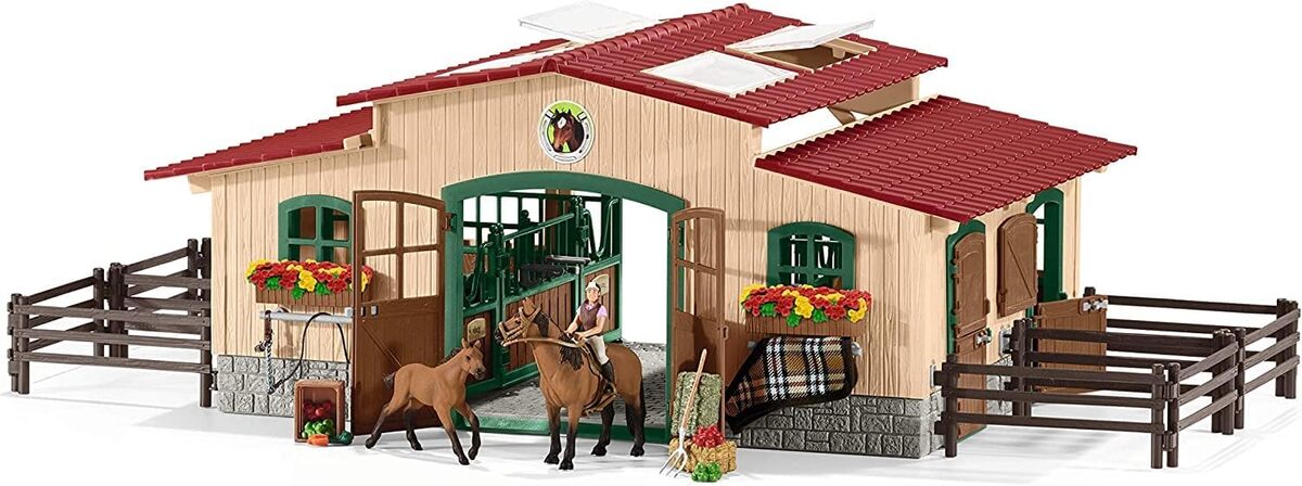 Test de l'écurie schleich 42195 : chevaux et accessoires à découvrir