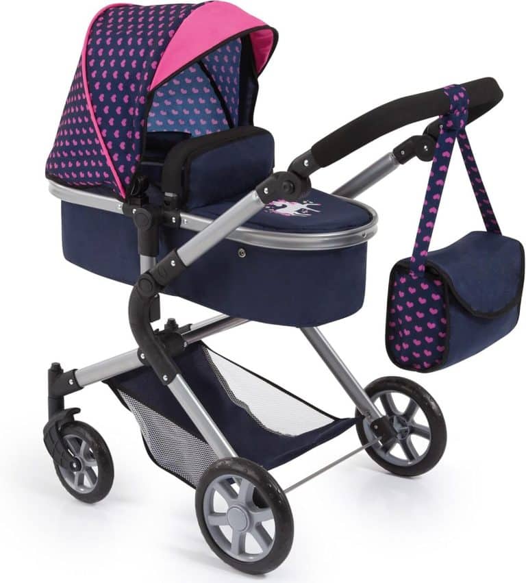 Bayer Design 18137AA Landau pour Poupée City Neo avec Sac, Convertible en Poussette Canne