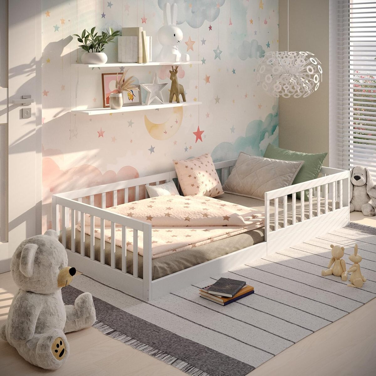 Test du lit au sol CADANI Timi : sécurité et modularité pour enfants