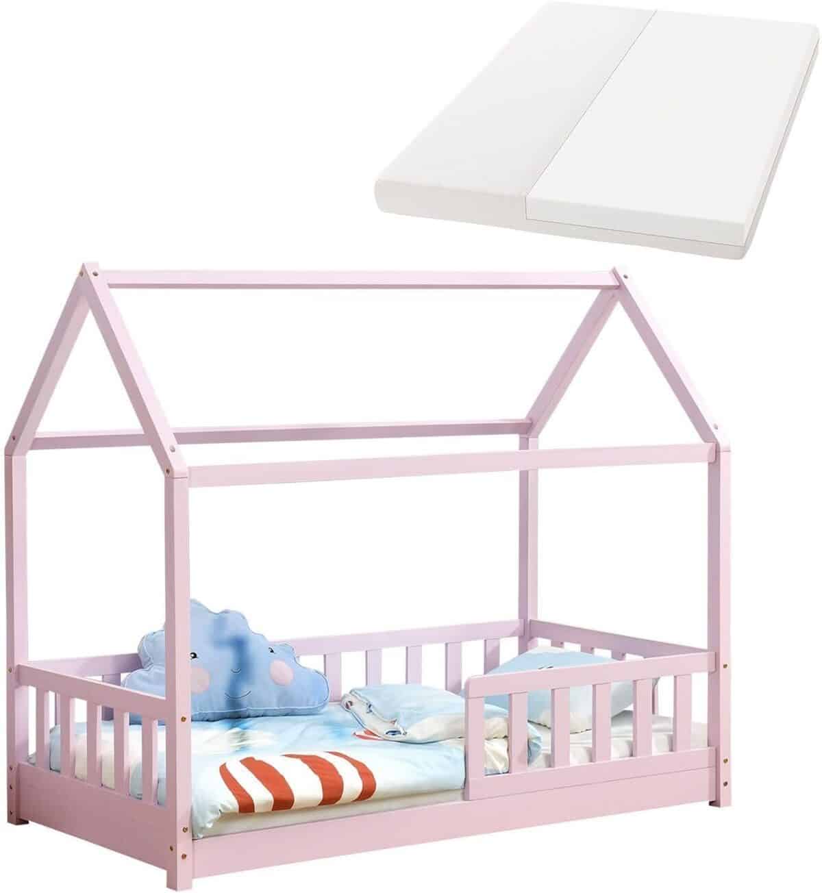 Test du lit cabane enfant Juskys Marli : sécurité et design montessori