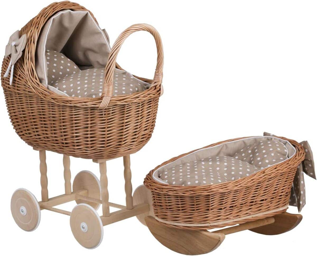 Test du poussette-berceau pour poupée e-wicker24