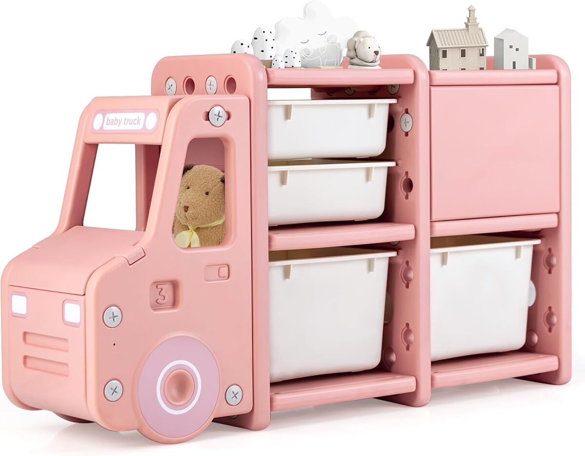 Test : meuble de rangement enfants Goplus en forme de camion