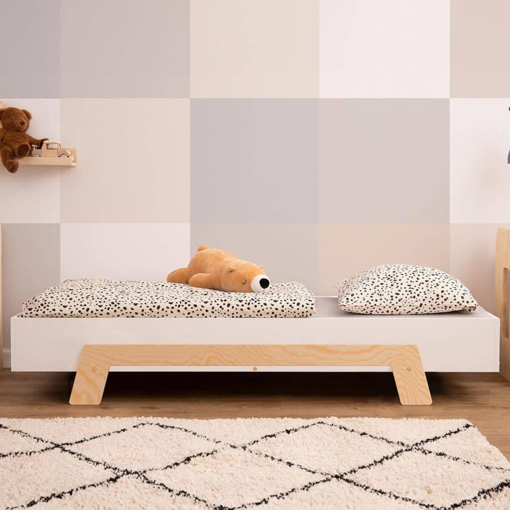 Test smartwood lit simple puzzle 70x140 : un choix Montessori pour enfants