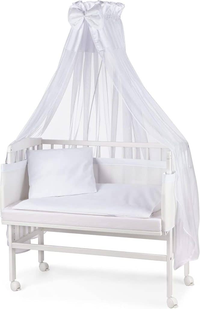 Test : waldin lit cododo berceau bois blanc laqué