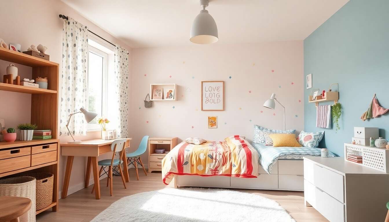 Tendances murales chambre enfant