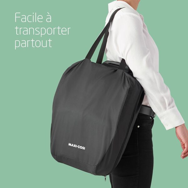 Maxi-Cosi Nomad Plus, Siège Auto Pliable, 15 Mois - 4 Ans, 67 - 105 cm, Siège Auto de Voyage Portable, Ultra-Compact et Léger, Protection contre Chocs Latéraux, pour Toute Voiture, Authentic Black