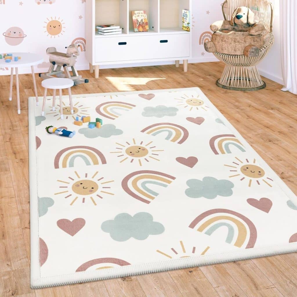 Avis sur le tapis enfant Paco Home arc-en-ciel multicolore