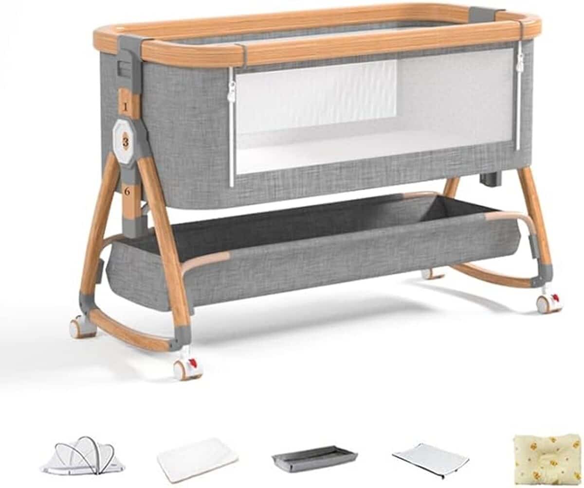 Test du berceau cododo Joyeuse Planet Woody : dormir ensemble en toute sécurité