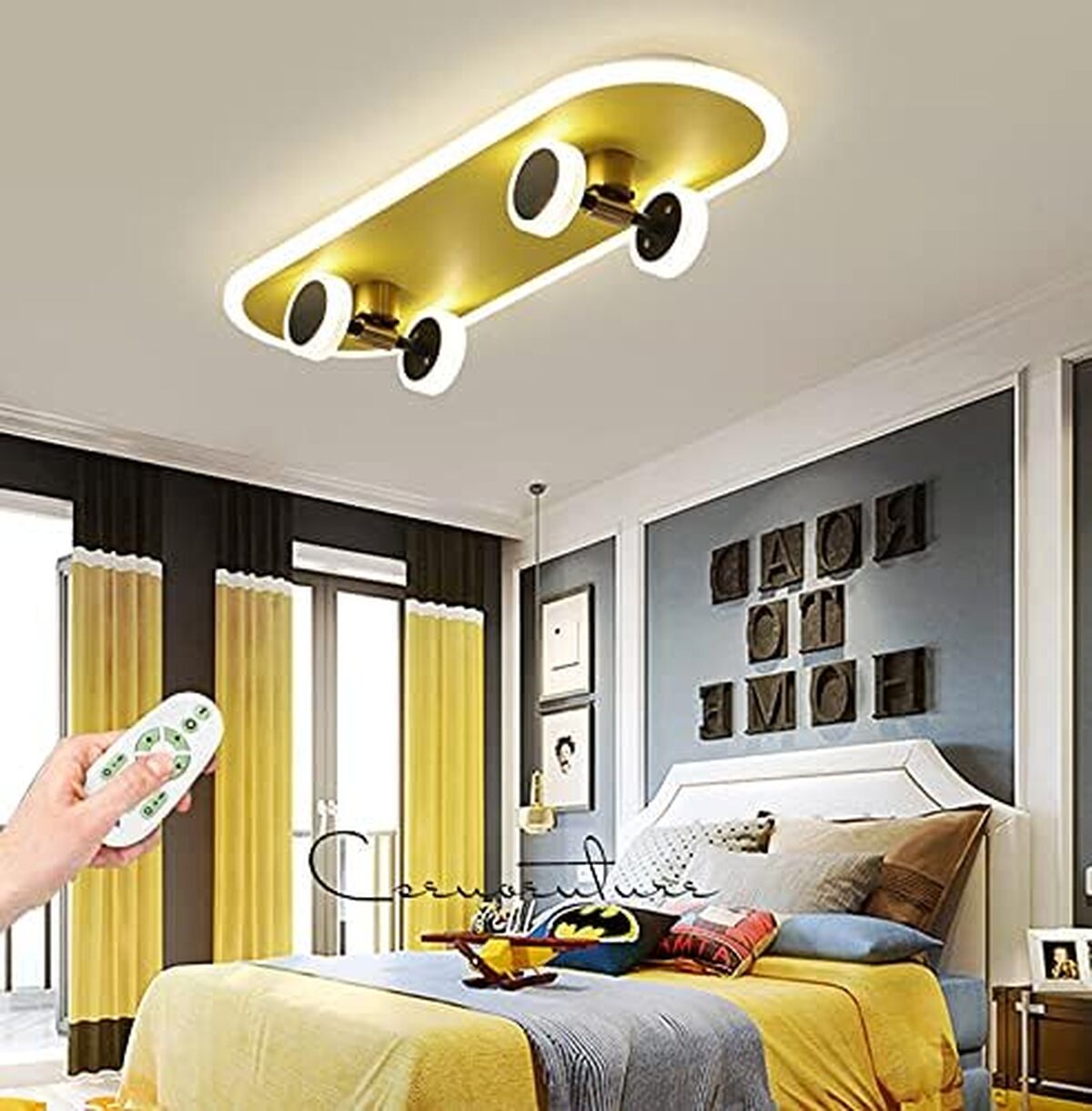 Test du plafonnier GHY LED enfant avec télécommande