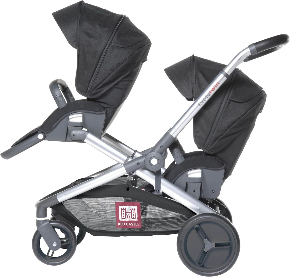 Test : poussette double Evolutwin Red Castle