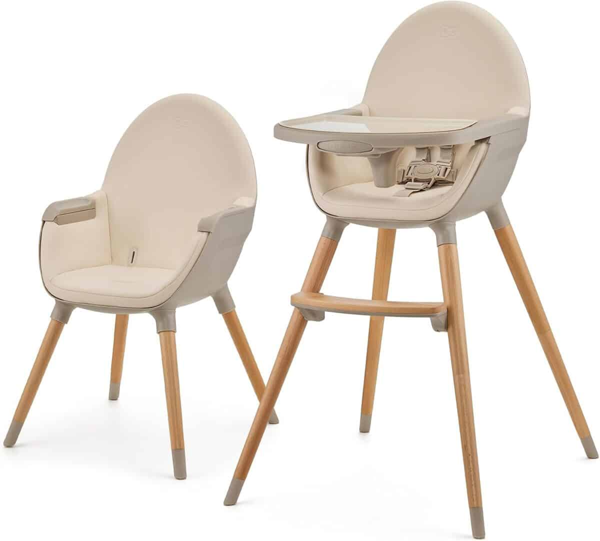Test de la chaise haute Kinderkraft FINI : ergonomie et design au rendez-vous