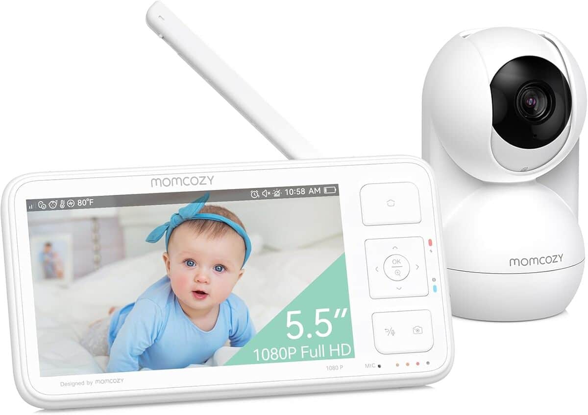 Test du babyphone Momcozy avec caméra et écran HD