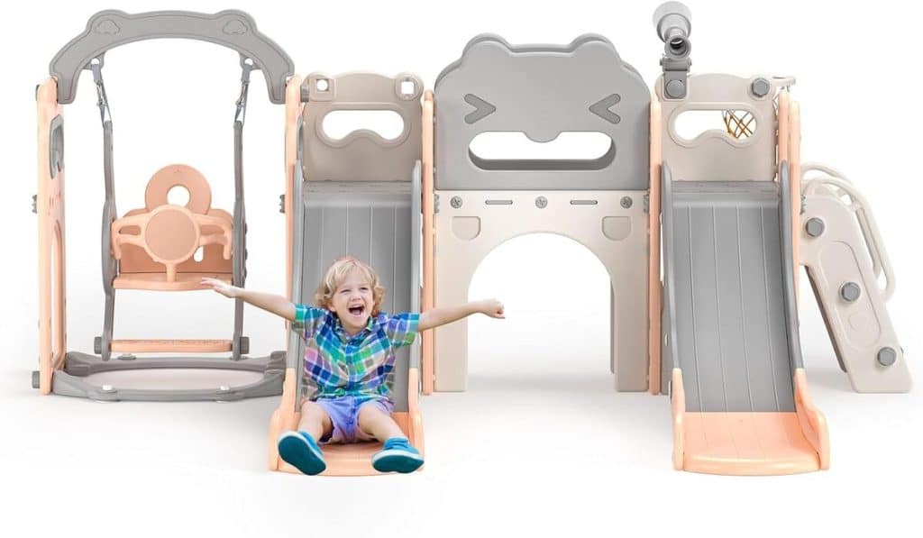 Test du toboggan à bascule 8 en 1 pour tout-petits : un vrai terrain de jeux