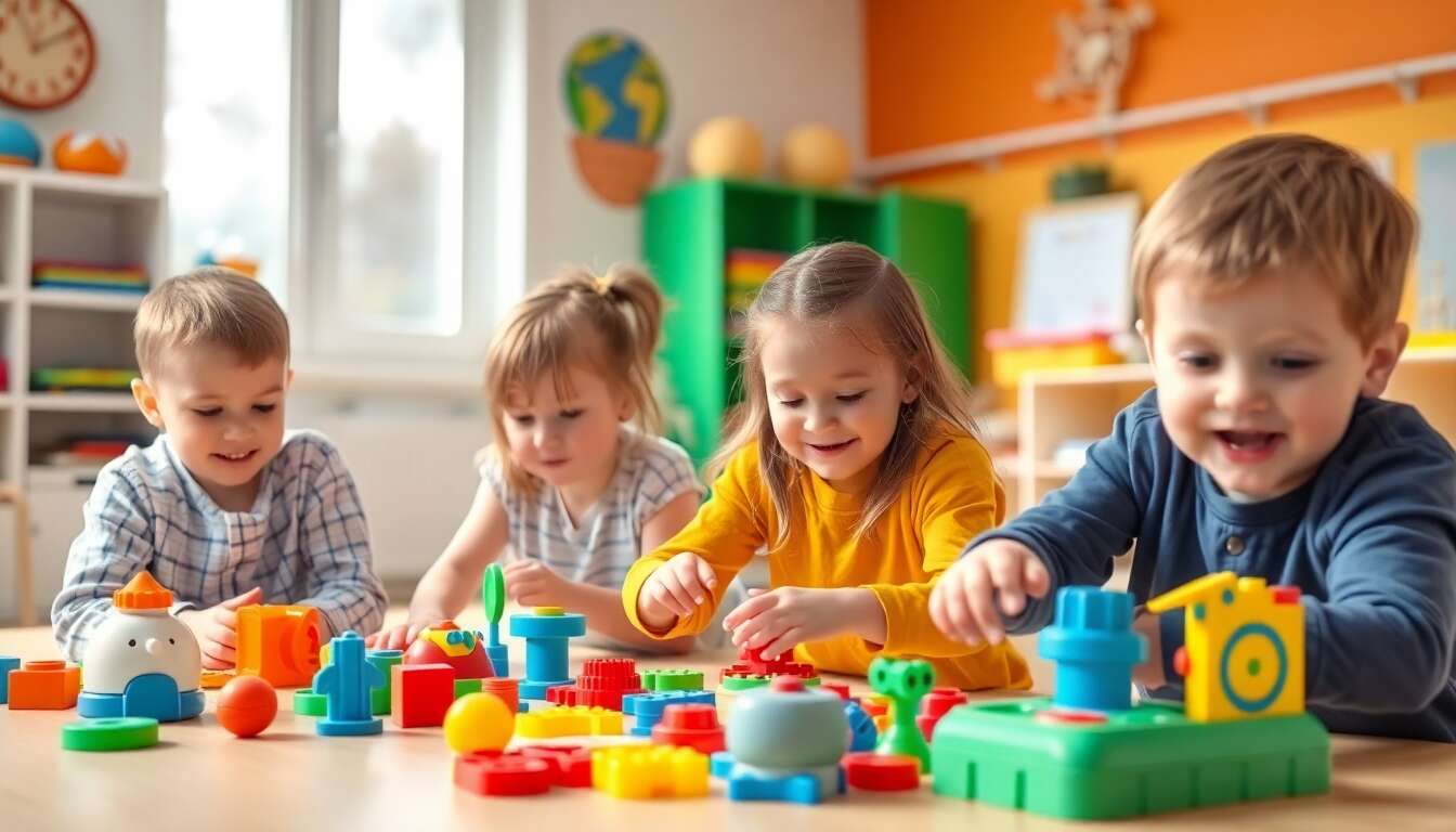 Jouets éducatifs : stimuler l'intelligence des enfants