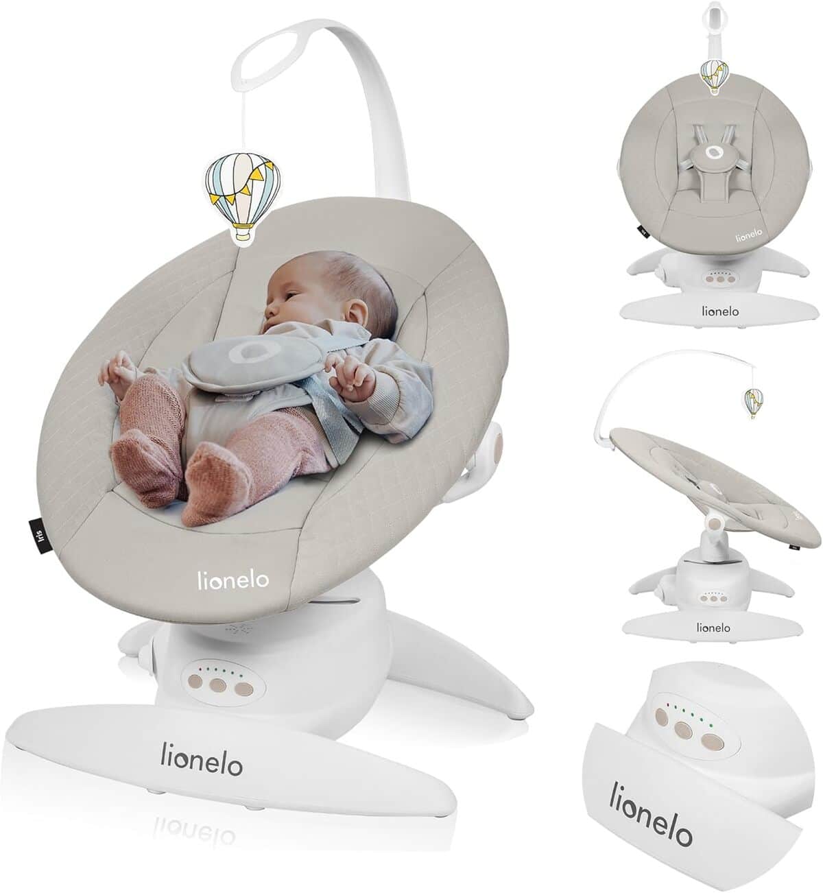 Test : lionelo Iris transat balancelle pivotante pour bébés