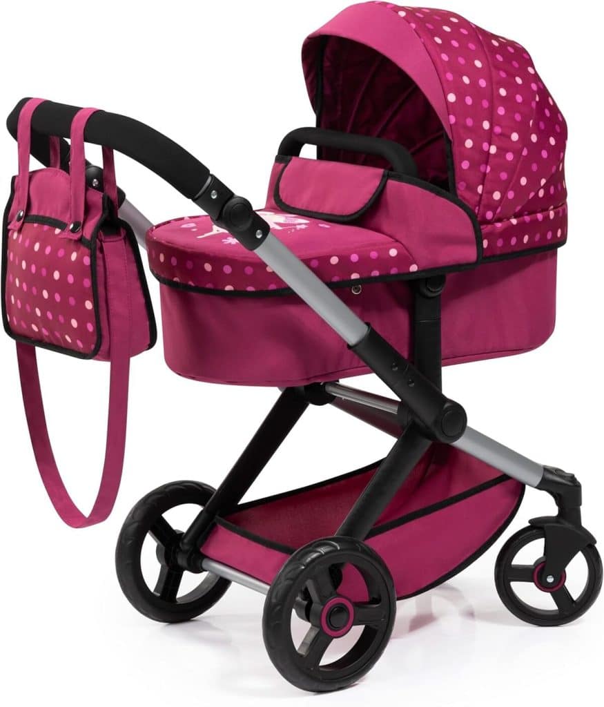 Test : poussette poupée Bayer Design 17067AA, polyvalence au rendez-vous