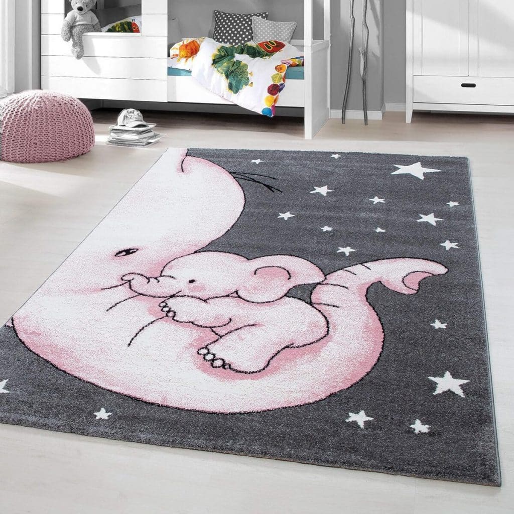 Avis sur le tapis enfant éléphant rose HomebyHome