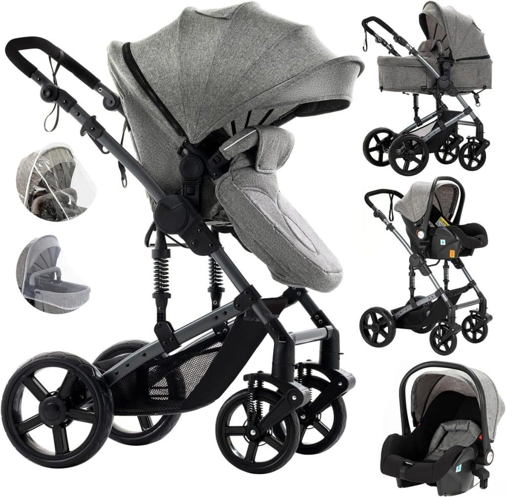 Test de la poussette Aveainelle 3 en 1 : praticité et polyvalence