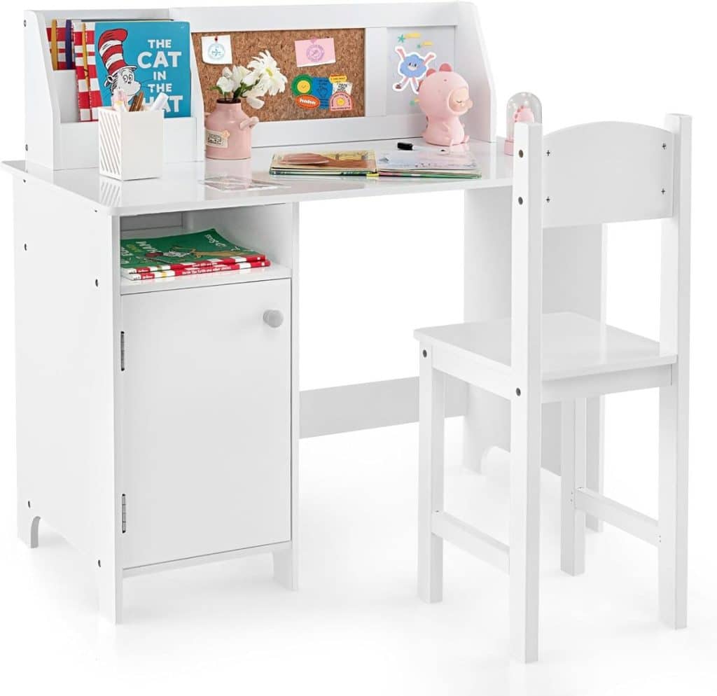 Test du bureau enfant Costway : design pratique et moderne