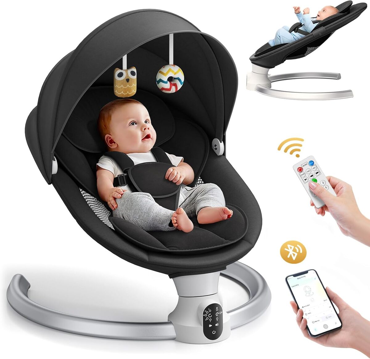 Test du transat Brolteja : confort et technologie pour bébé