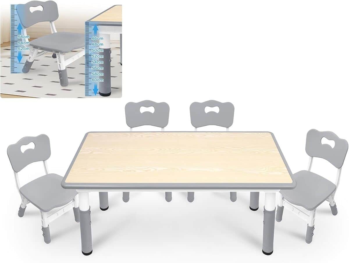 Test de la table enfant TWOLIIN avec chaises