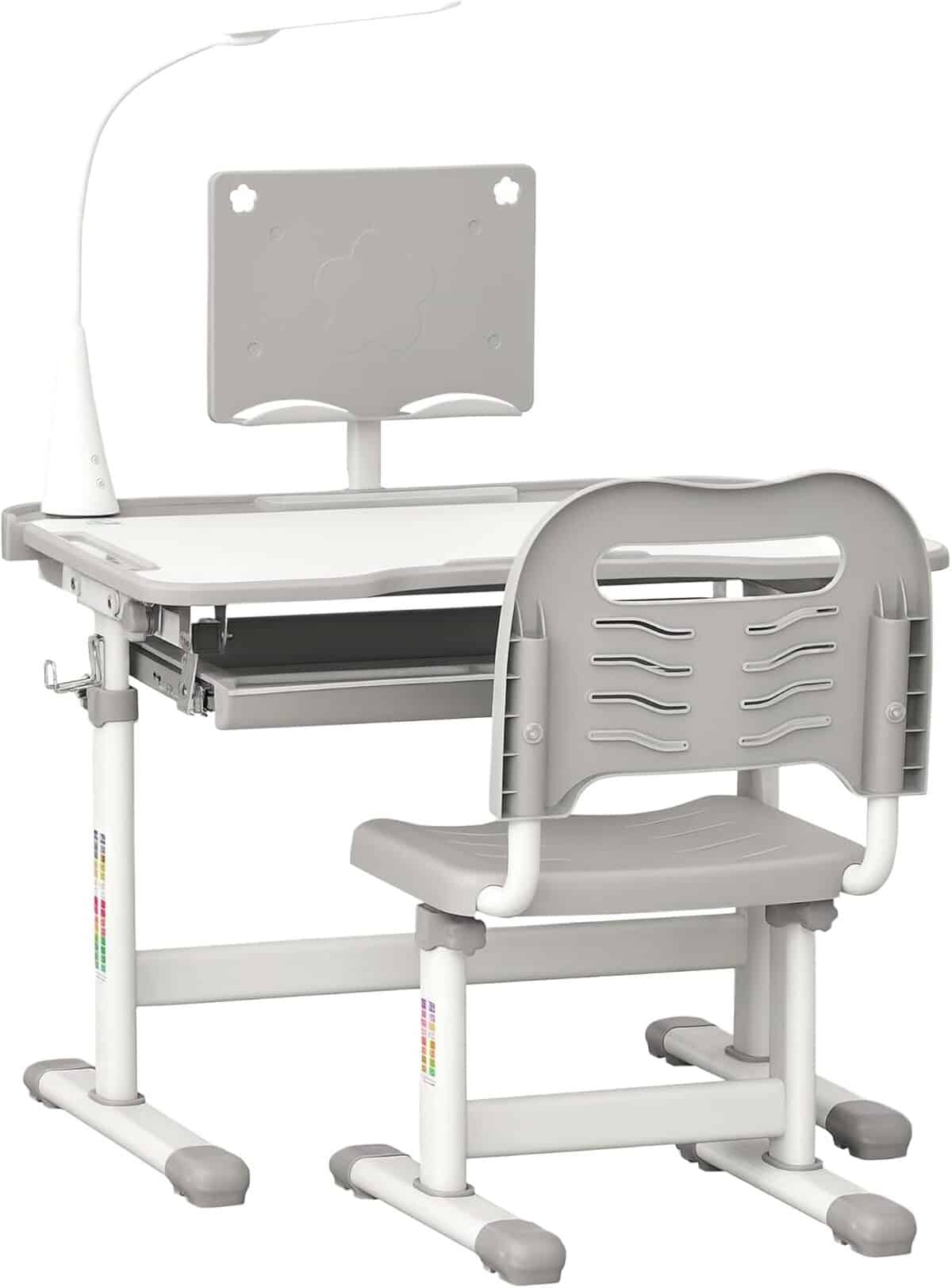 Test du bureau enfant HOMCOM avec chaise : ensemble moderne et pratique