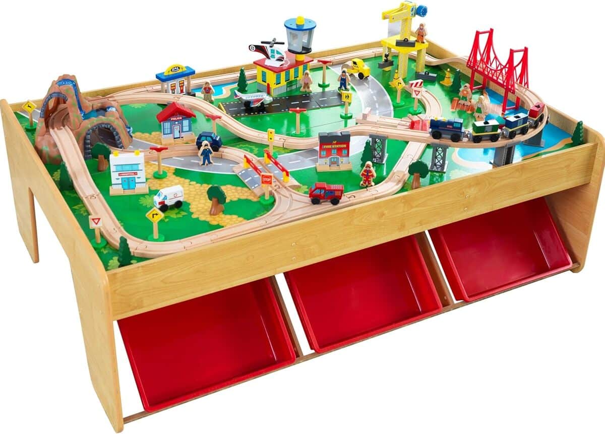 Test : table circuit de train KidKraft Waterfall Mountain