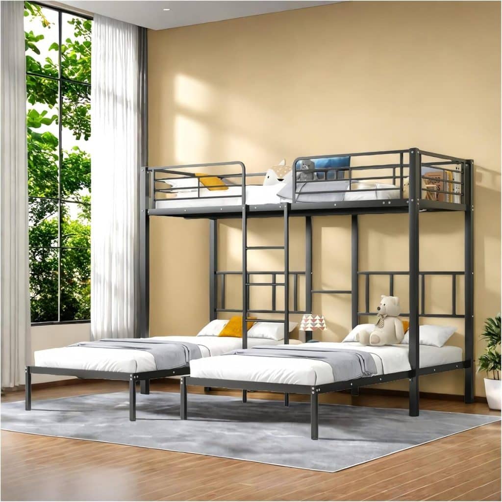 Test du lit superposé 3 places Seyakany : confort et sécurité pour enfants et ados