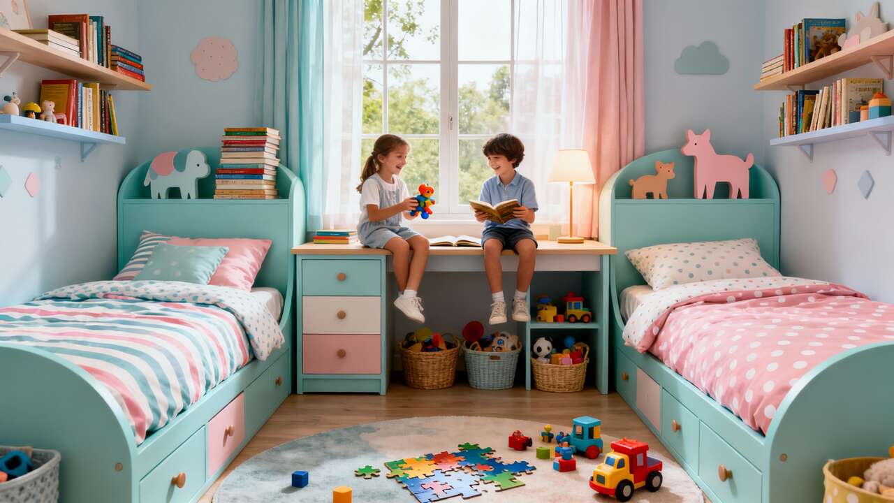 Comment aménager une chambre pour deux enfants ?