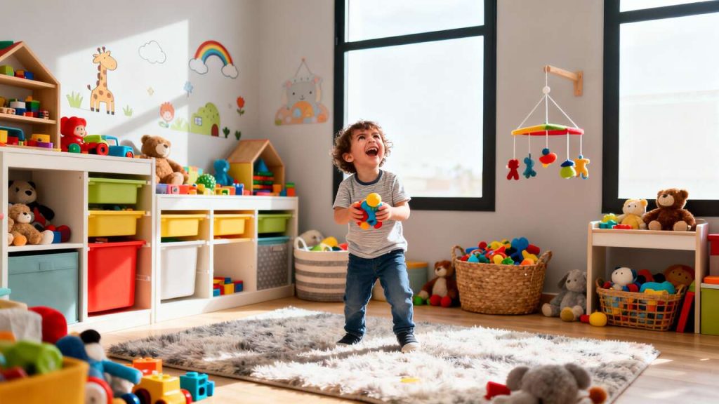 Astuces rangement jouets chambre enfant