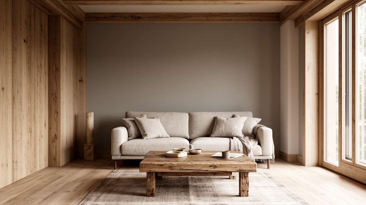 L'impact des tons neutres et naturels sur le bois
