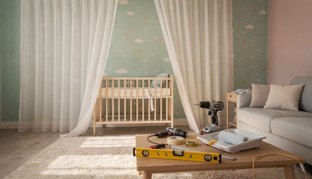 Comment aménager une chambre bébé dans un salon ?