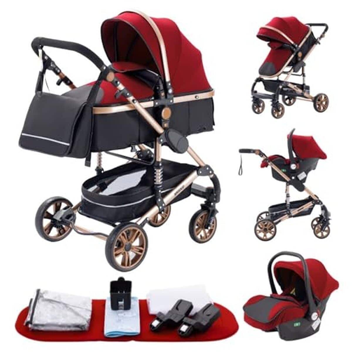 Test de la poussette YAZOCO 3 en 1 tout terrain compact