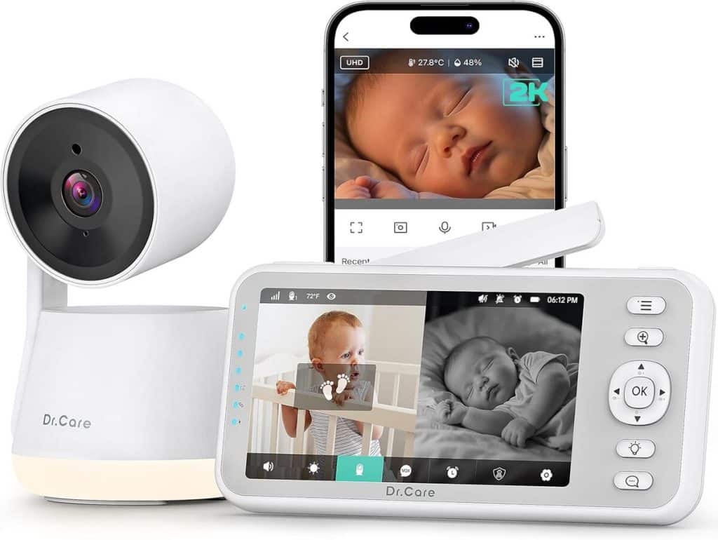 Test du babyphone Dr.Care LumiView : caméra WiFi et vision nocturne