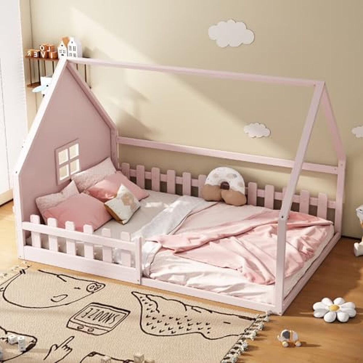 Test du lit cabane PUGSDRLY 140x200 cm pour enfants