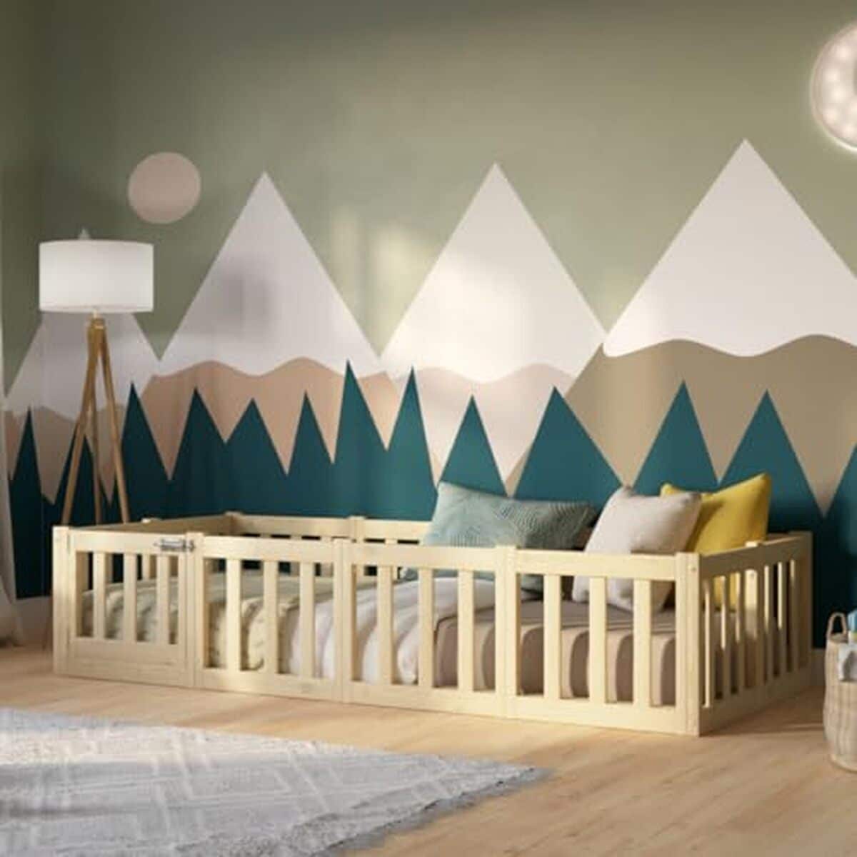 Test du lit enfant Montessori Crazy Pine 190x120 cm en bois naturel