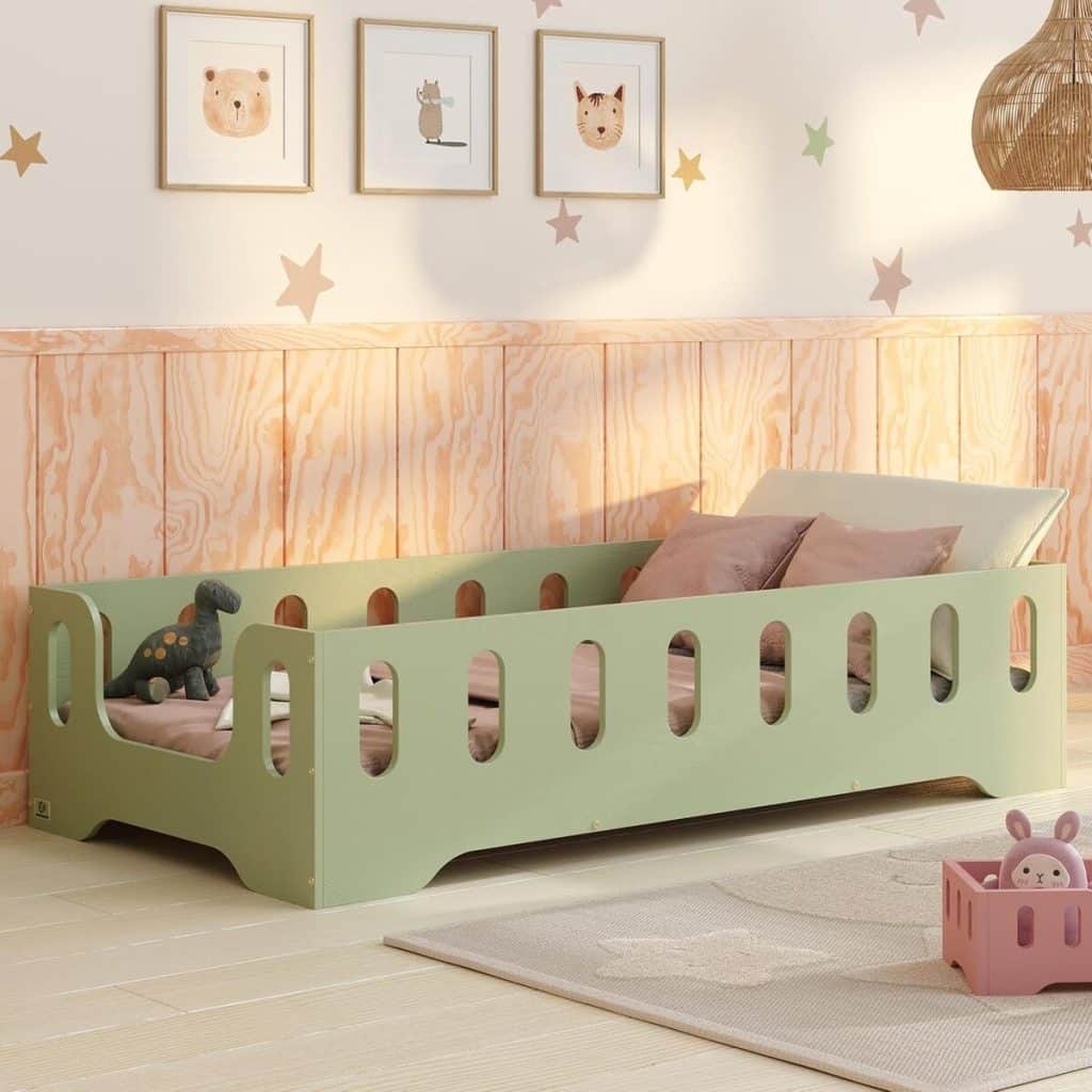 Test du lit enfant smartwood TILA 2B 60x120 cm en bois naturel