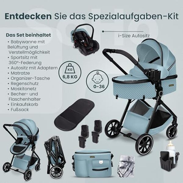 Découvrez notre test détaillé de la poussette combinée 3-en-1 GaGaDumi SoHo, une option légère et pratique pour les parents modernes.